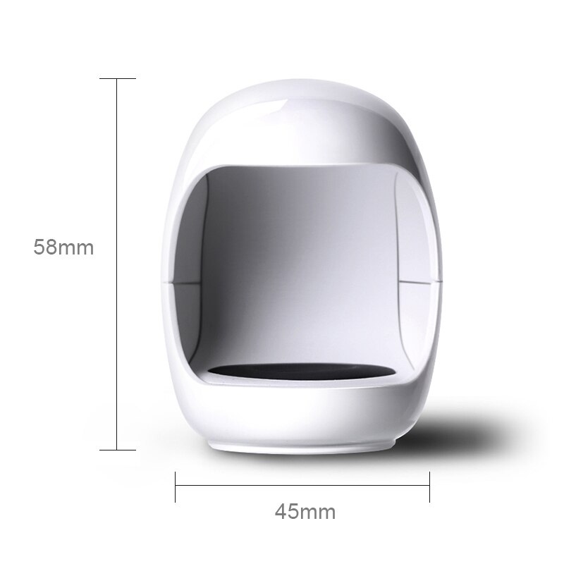 NICOLE DAGBOEK 3 W Mini Nail Dryer White LED UV Lamp USB Charge Nail Gel Polish Curing Machine 30 s sneldrogende Nail Gereedschap