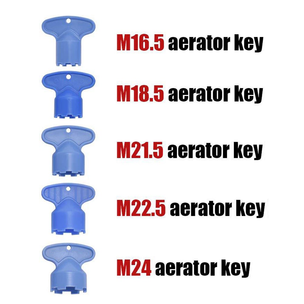 10 pièces filtre robinet aérateur clé accessoires ABS enlèvement outil clé cuisine bassin Cache maison salle de bain remplacement pour M16.5-M24