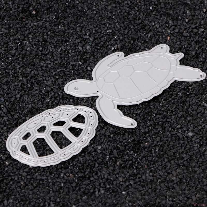 Turtle Metal Cutting Dies Stencil DIY Scrapbook Album Embossing Card Paper Craft W-store Sep17_A