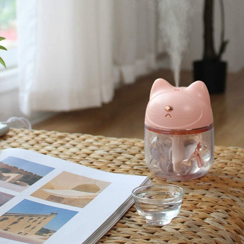 Humidifier, Cool Fog Bedroom Cat Humidifier Usb Portable Car Humidifier Water Replenishing Instrument