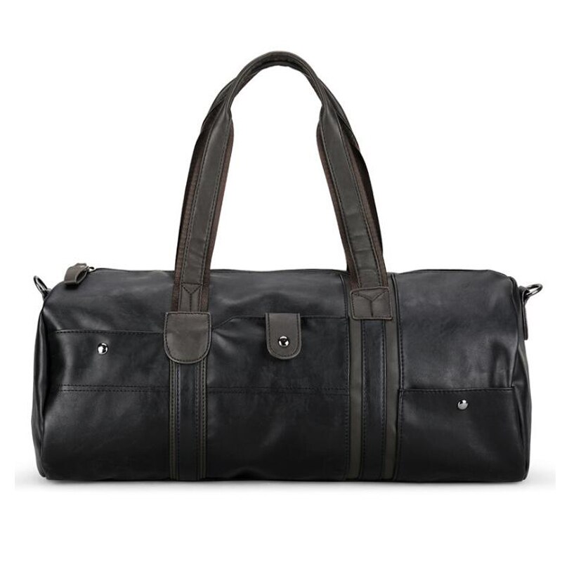 Outdoor sporttassen top pu leer sportschool fitness training schoudertassen heren reistassen crossbody tas heren reistassen