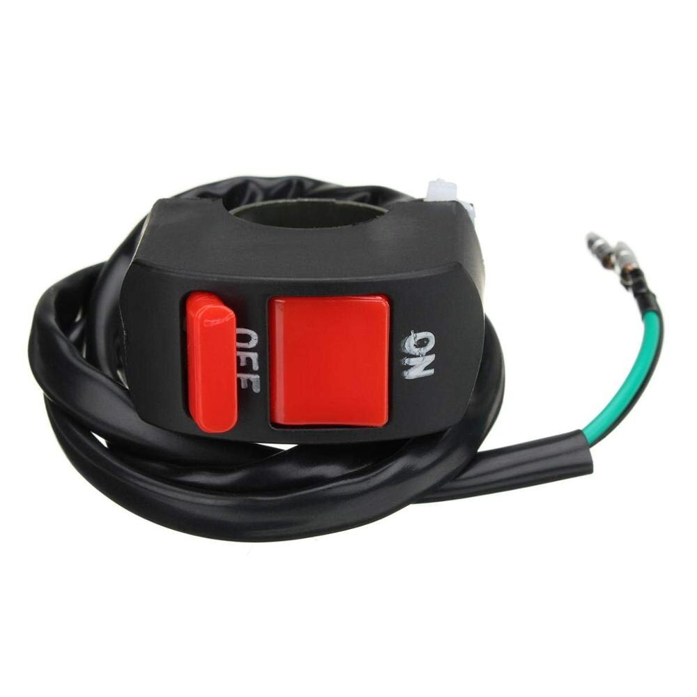 Universal Motorcycle Kill Switch Stop Kill Of Switch Hazard Light Button for 22mm Handlebar Dirt Pit Quad
