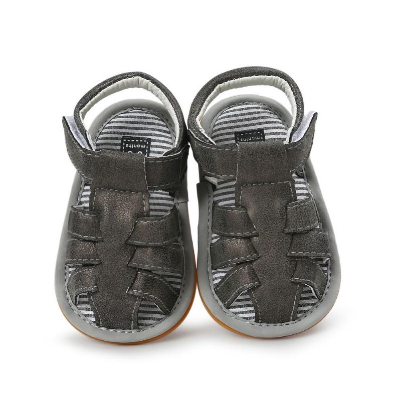 4 farben Baby Sommer Schuhe Kleinkind Im Freien Sport Weiche Flache Sandalen rutsch Beiläufige Gummi-sohlen Kinder schuhe: 04 / 12CM