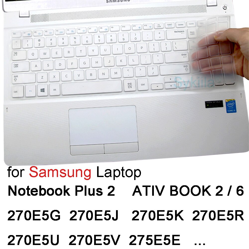 Keyboard Cover Voor Samsung Notebook Plus 2 Ativ Boek 6 270E5G 270E5J 270E5K 270E5R 270E5U 270E5V Laptop Protector Huid Film 15