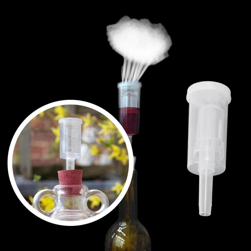 1 Pcs Homebrew Beer Cylinder Fermentor Air Lock One Way Exhaust Water Sealed Check Valve For Beer Fermentation Wine Making