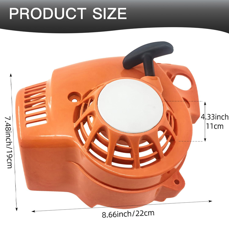 Voor Stihl Terugslag Pull Starter Rewind Fit BG86 BG86c BG56 BG56c SH86 SH56 Handheld Bladblazer Montage Vervangen 4241-080-2106: Default Title