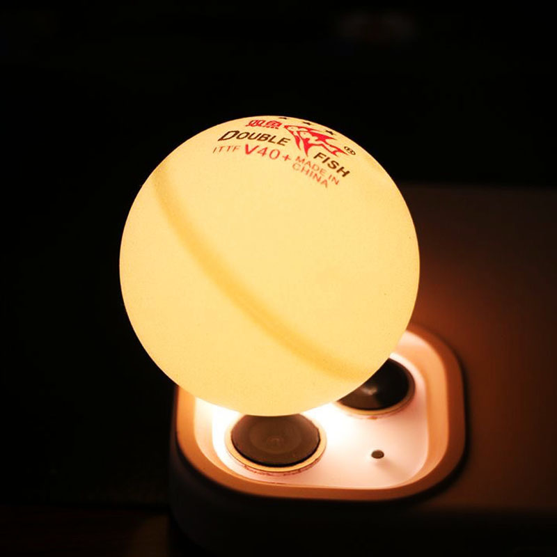 Genuine DOUBLE FISH V40+ 3 Star 30Pcs Ping Pong Ball Seamed ABS Material Table Tennis Balls ITTF Standard Ping Pong Balls