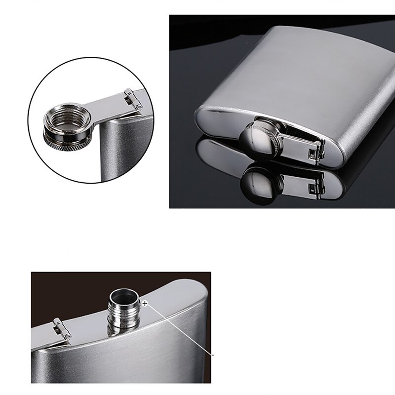 Fiaschetta DEOUNY piccola alcol fiaschetta portatile in acciaio inossidabile Vodka Jagermeister boccette di Whisky 4/5/7/8/10/12OZ Drinkware