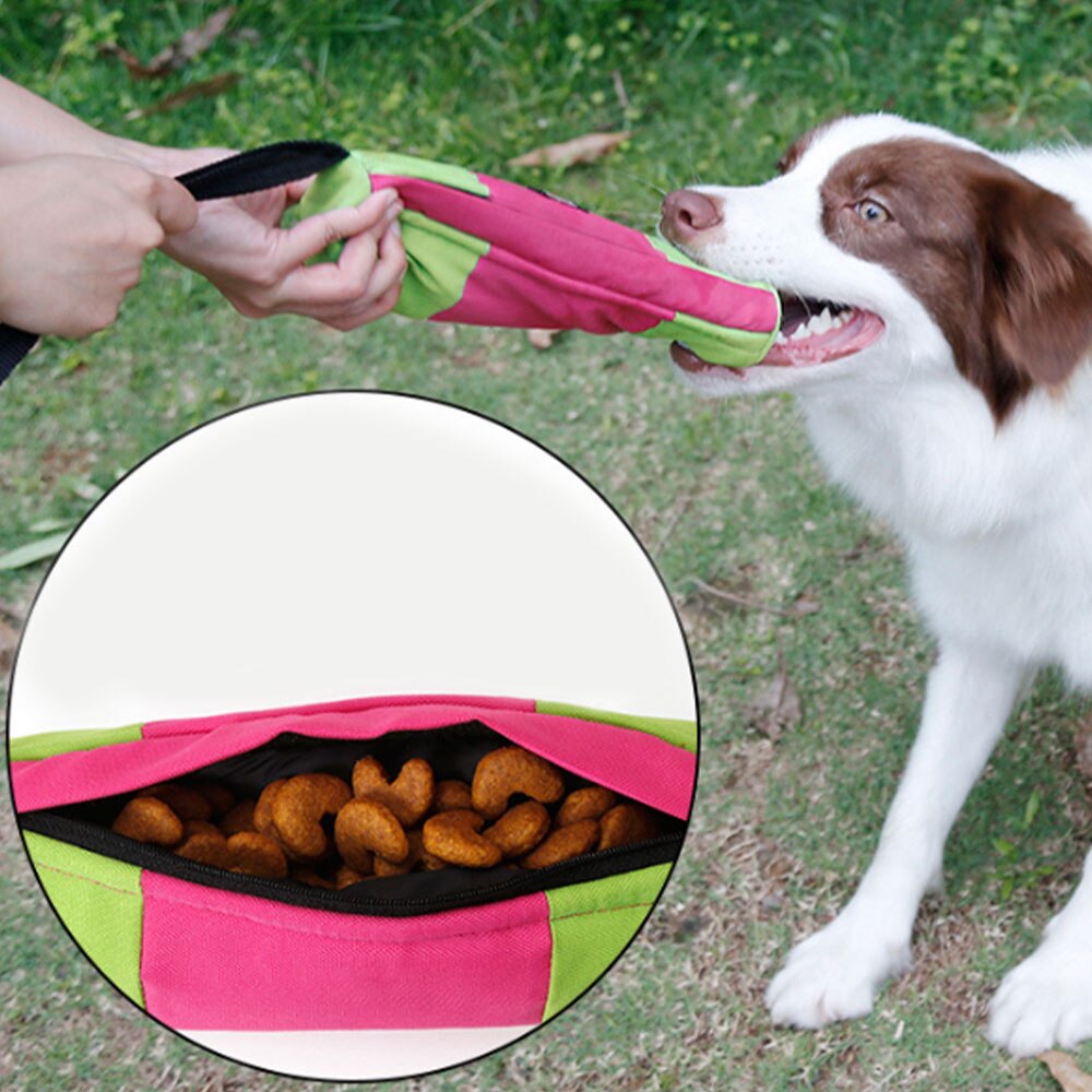 Durable Dog Training Bite Tug Chew Schutzhund Dog Interactive Pet Toy Teath Cleaning Outdoor Fun Training Dog Training Equipment