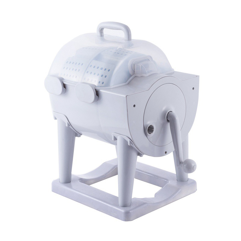 5KG Hand Drum Washing Machine & Dehydrator, Manual Wash & Dry for Student Dormitory, 0-400RPM: Default Title