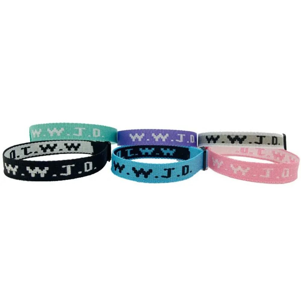 WWJD Bracelet en corde tressée ce qui ferait Jésus Bracelets faits à la main Bracelets religieux inspirants pour femmes hommes