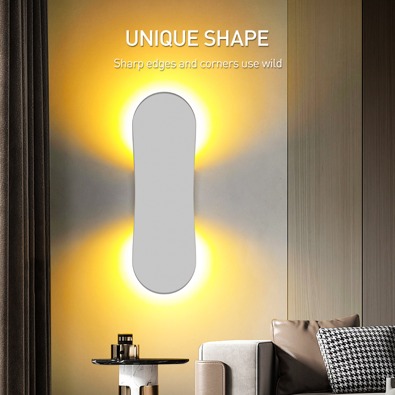 Outdoor Waterdichte LED Wandlamp 10W Nordic Energiebesparende Aluminium Indoor Nachtlampje voor Tuin Binnenplaats Gang AC85-265V