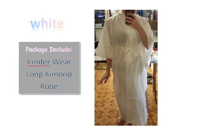 Innder-Kimono largo para hombres y mujeres, ropa interior transpirable, trajes japoneses tradicionales, Yukata, pijamas para el hogar, Nagajuban: Default Title