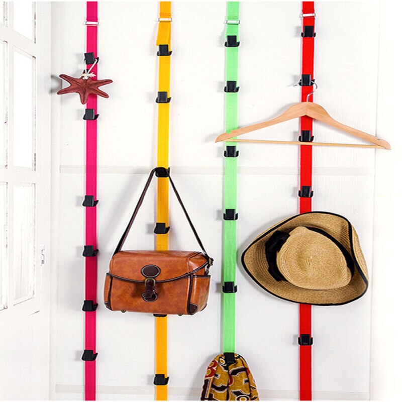 Perchero para gorras de béisbol, organizador de almacenamiento portátil para puerta, armario, ganchos para puerta