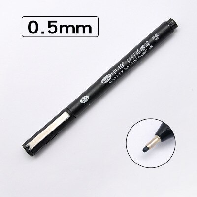 1pc koukkulinjaa kynätaide tussit kynät piirustussetti lapsille maalauskoulu taidetarvikkeet liner korealaiset paperitavarat: 0.5 mm