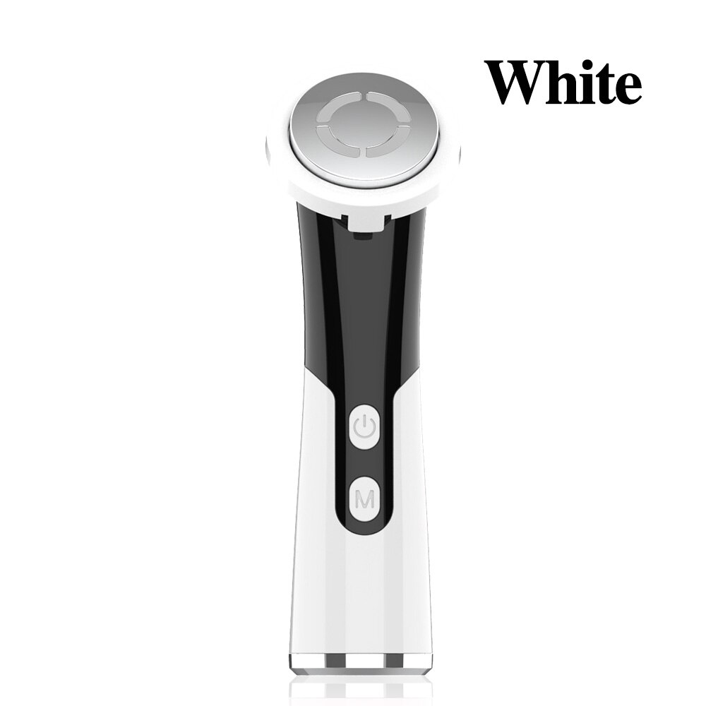 Red Light Therapy LED Photon 4in 1 Face Massage Facial Eye Care Deep Cleaning Face Lifting Skin Rejuvenation Beauty Dervice: white