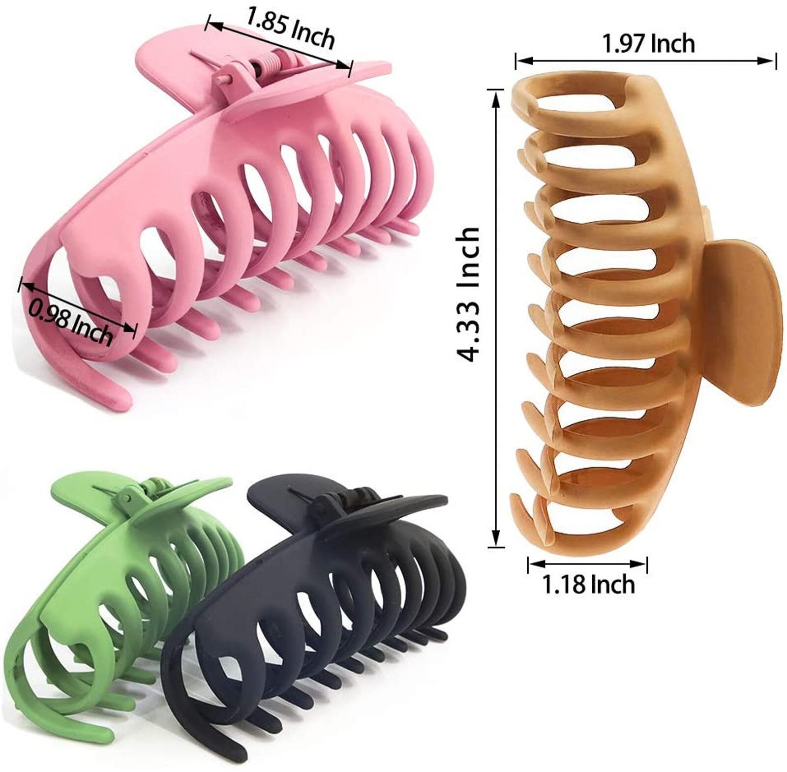 Grote Douche Haar Clip Haarspeld Terug Hoofd Clip Hoofdtooi Gebroken Haar Top Clip Dames Haar Baret Badkamer Bad Laat Haar geweekt