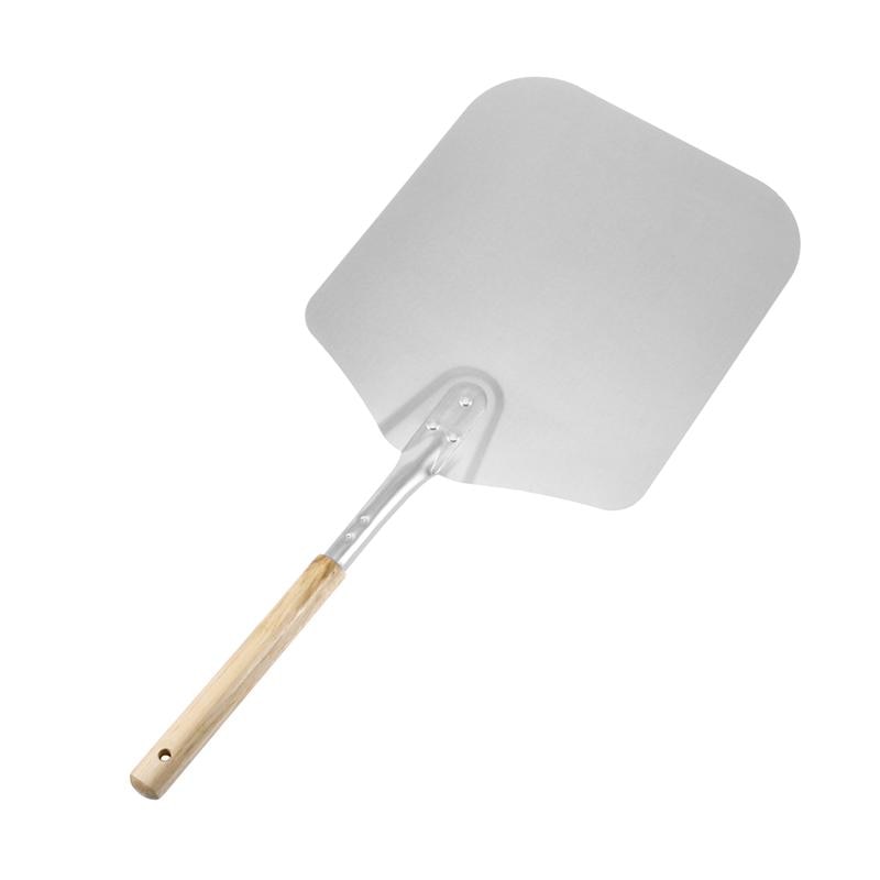 66cm Aluminium Pizza schälen Schaufel mit Holzgriff Pizza Schaufel Backen Werkzeuge Küche Käse Cutter Schalen Heber Werkzeug