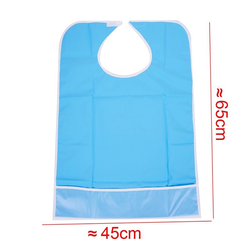 Bavaglino per riso a tenuta stagna impermeabile per adulti lunghezza 65Cm larghezza 45Cm