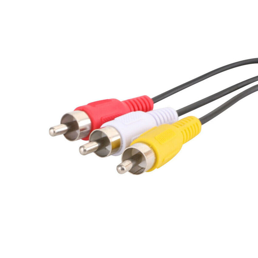 5 feet/1.5m USB 2.0 Female to 3 RCA Male Video A/V Camcorder Adapter Cable for TV/Mac/PC