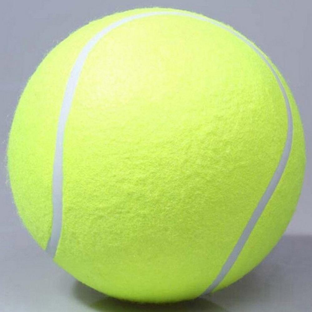 24cm/9.5 tum stor gigantisk husdjurshund tennisboll husdjurssport utomhusspel tennisboll hund tugga leksak husdjur tillbehör