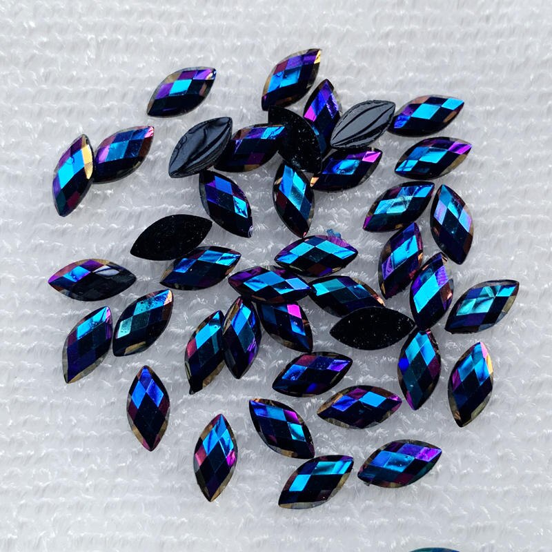 120 Stuks Paard Eye/Resin Strass Ab Kristal Is Gebruikt Als Accessoires Voor Kleding Tas Handwerk Decoratie En Nail art: B037.