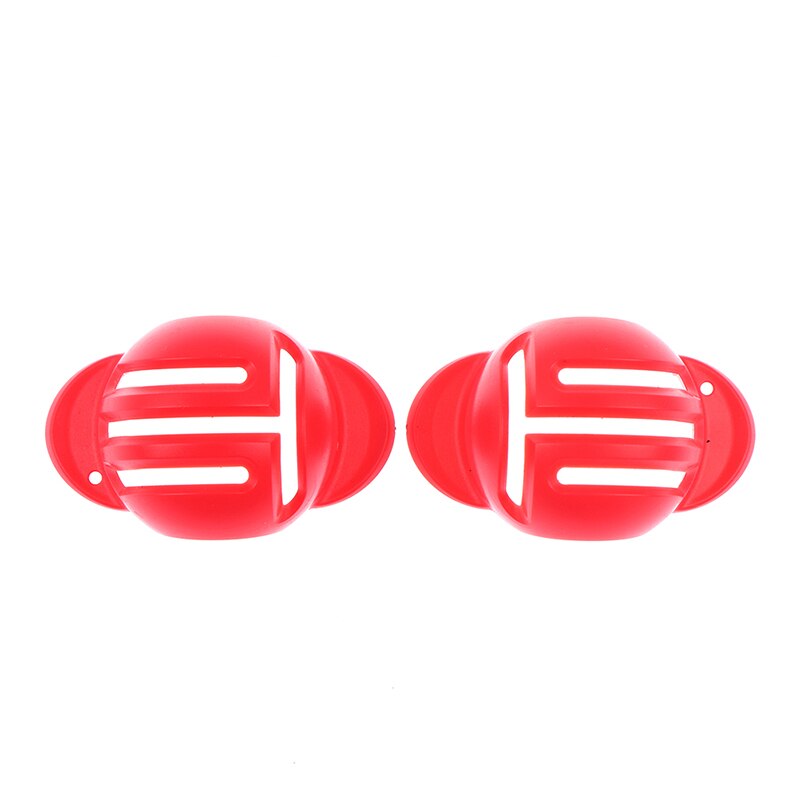 2 stk plast unisex lotusflower golf skribent ball linje markør utendørs sport penn klipp merke tilbehør: Rød
