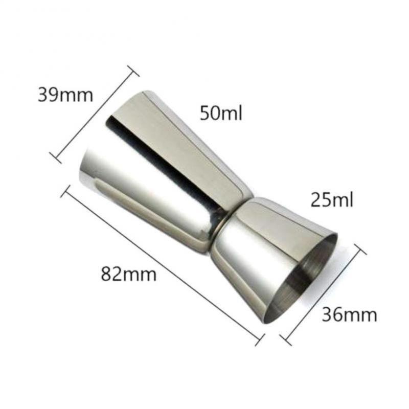 Stainless Steel Cocktail Shaker Set Mixer Wine Martini Boston Shaker Bartender Drink Party Bar Barware Tools Accessories 750ML: 04