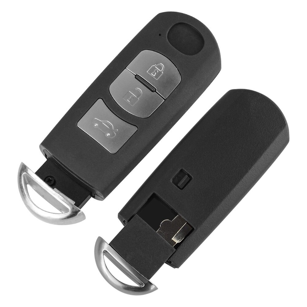OkeyTech für Mazda 3 5 6 CX5 CX7 CX-5 Atenza Clip Clever Auto Auto Schlüssel Karte Abdeckung Hülse Ersatz fob mit Notfall Schlüssel Klinge