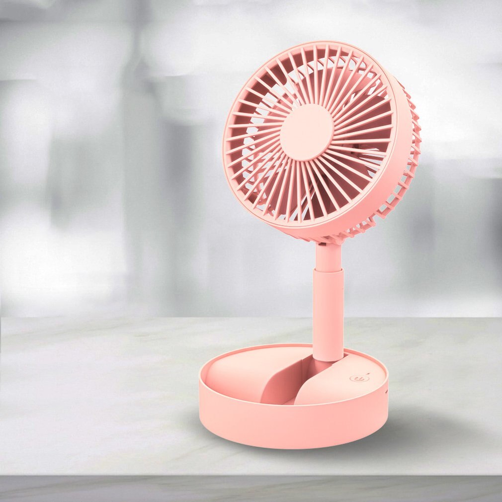 Electric Fan Folding Telescopic Floor Fan Desktop Fan Desktop Air Conditioner Cooler For Office Household Travel