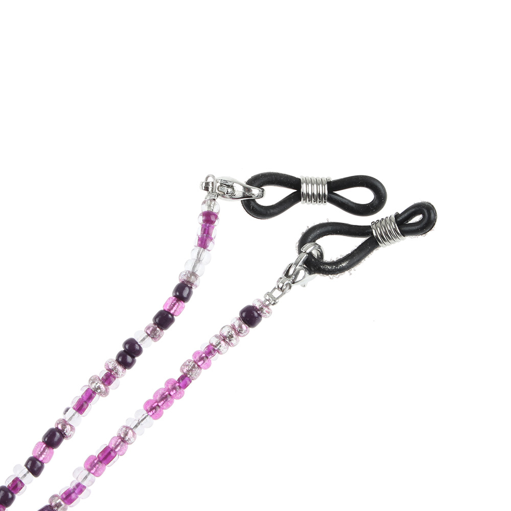Highend Eyeglass Chain Colorful Glass Beads Chains Antislip Eyewear