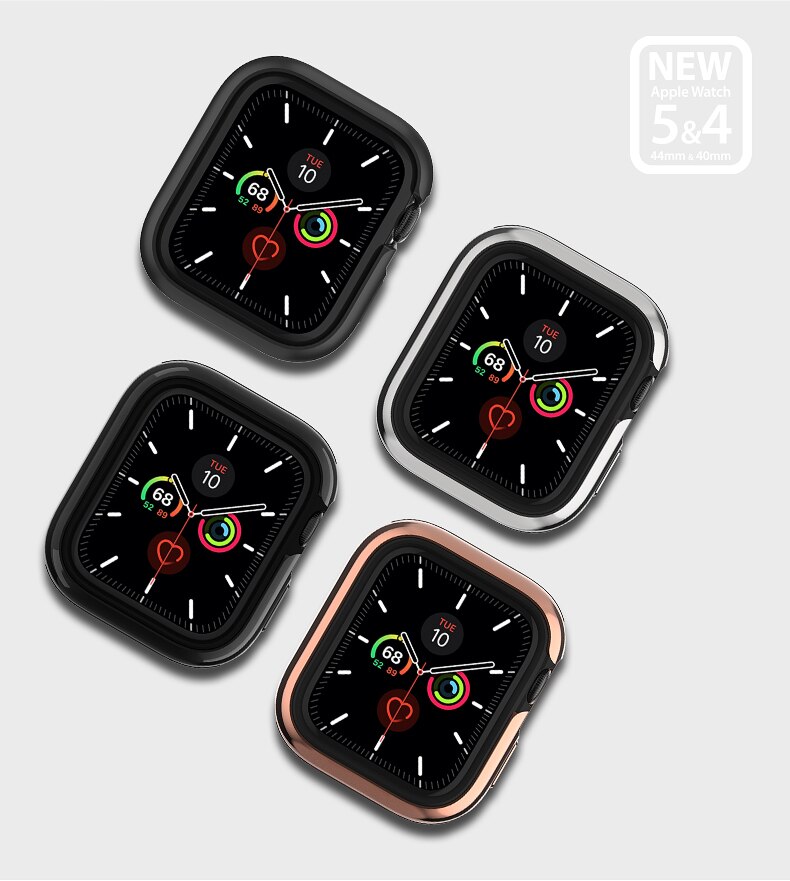 Switcheasy voor apple watch 5/6 4 roestvrij staal, aluminiumlegering, iphone-hoesje, metaal, zacht 40/44 mm anti-slip, mannen en vrouwen.