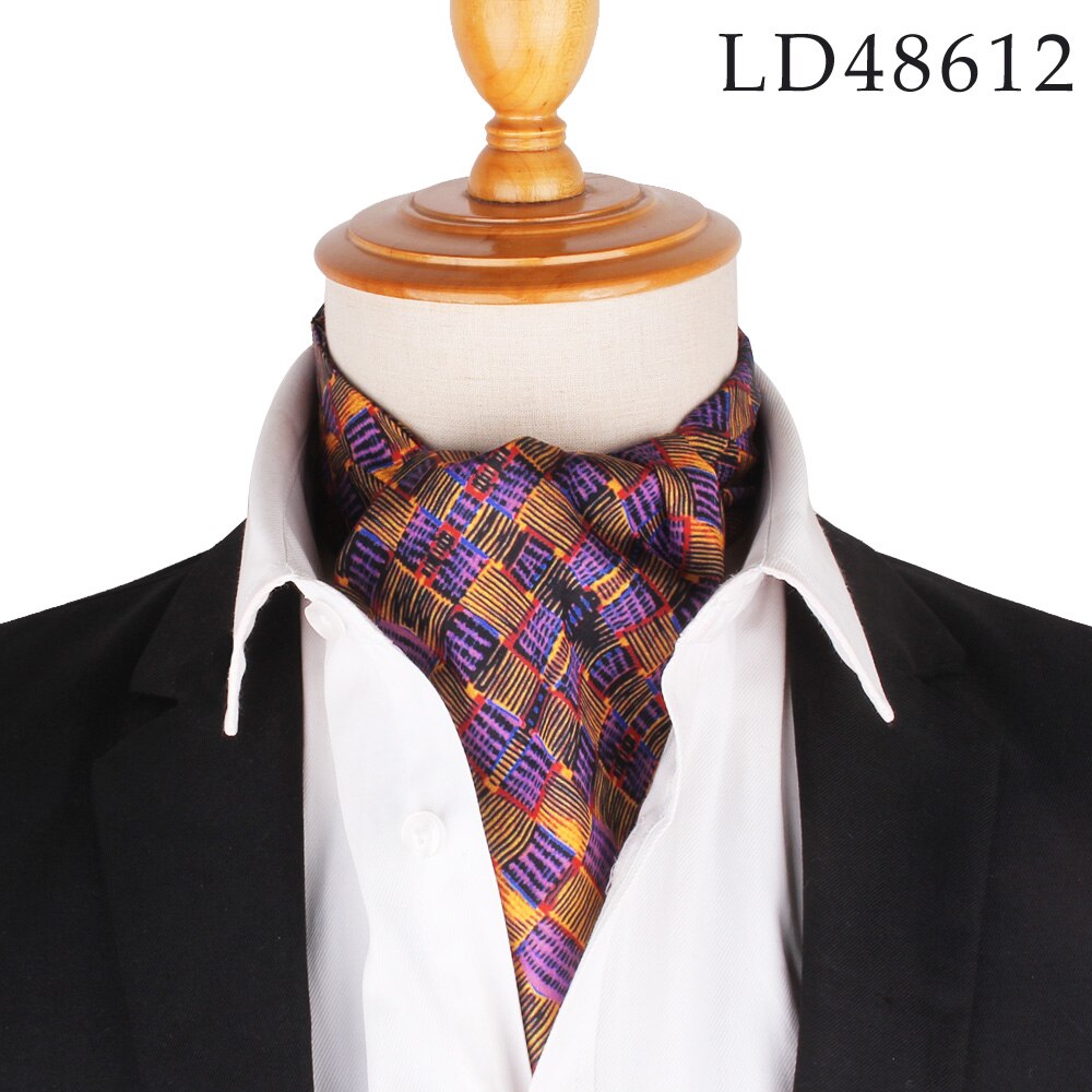 Neue Flora Männer Cashew Krawatte Hochzeit Formale Krawatte Ascot Scrunch Selbst Britischen Gentleman Polyester Weiche Krawatte Luxus Drucken Schal: LD48612