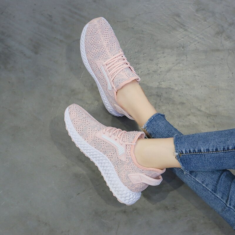 Dames hardloopschoenen zomer ademende studenten gym sportschoenen dames fitness stabiliteit sportschoenen joggingschoenen