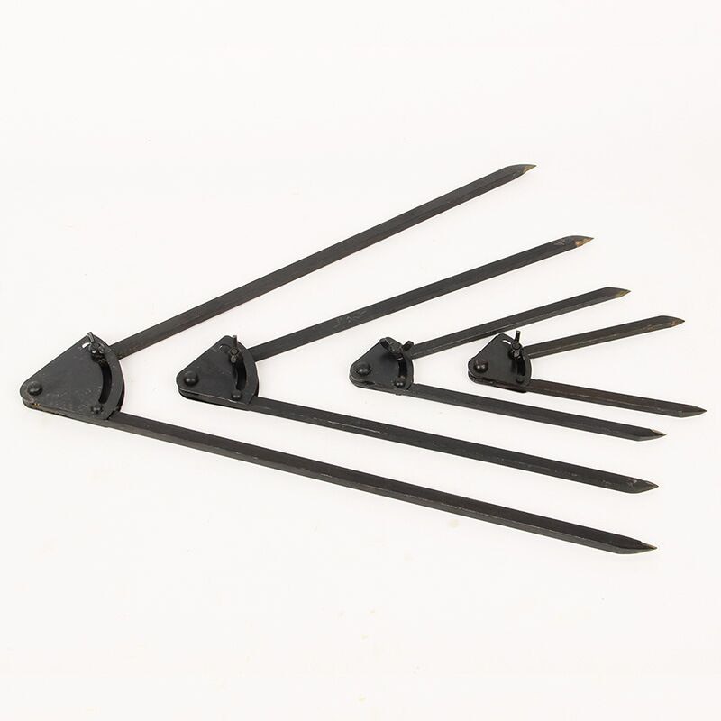 150MM 200MM 300MMDurable Adjustable Rotating Tool Wing Divider Edge Creaser DIY Sewing Leather Metal Compass Craft Marking Tool