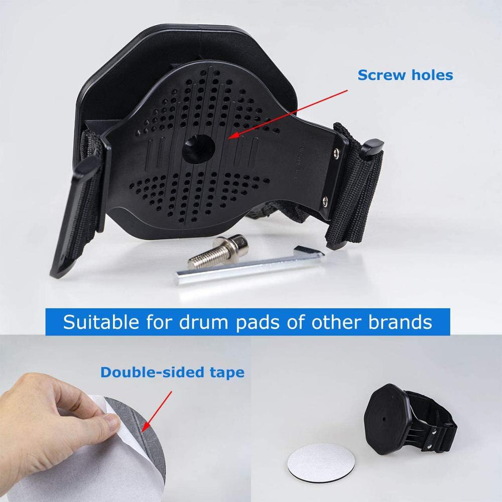 GDP-01 Beginners Drum Practice Pad Training Drum Pad Rubber ABS Holder Stand Jazz Drums Exercise Percussion Instruments Parts