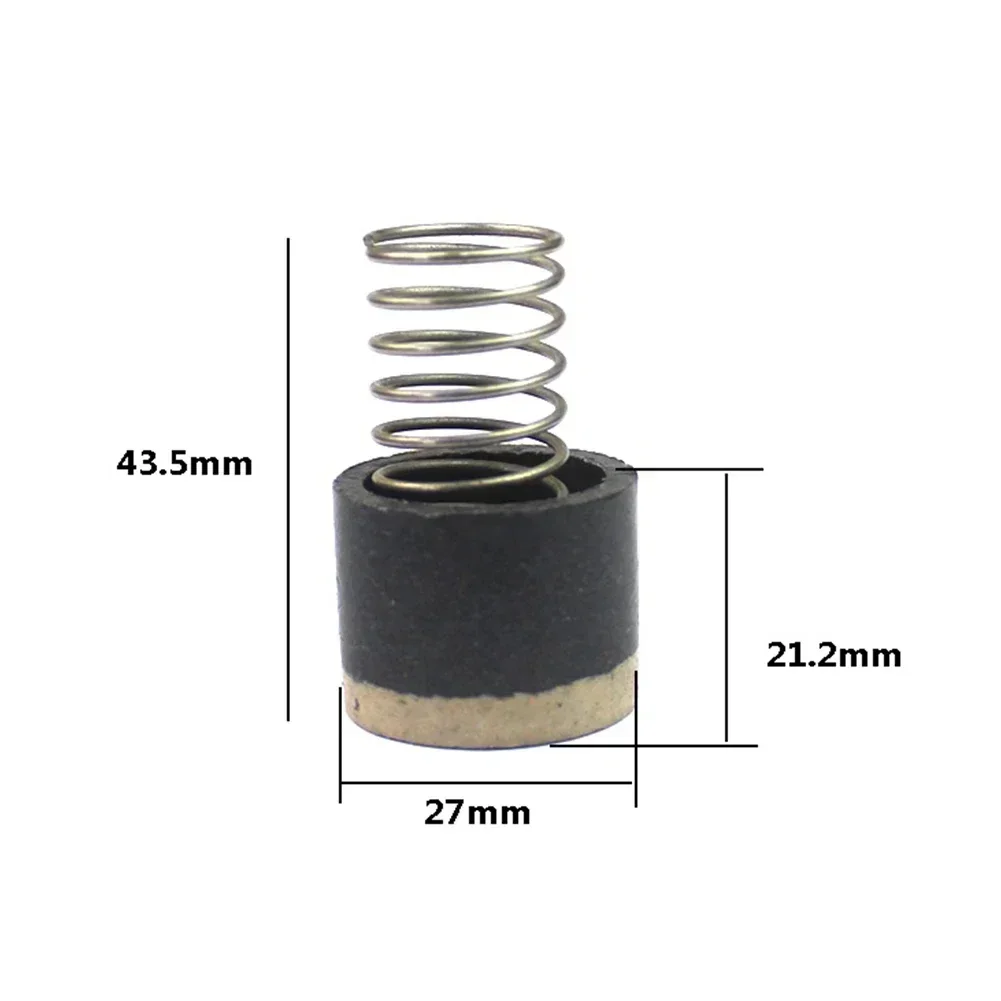 1 Set 15/23/25/27mm Luchtcompressor Seal Pad Lente Voor 65/90/95/105 Type Luchtcompressor Vervangende Onderdelen Terugslagklep Kern: Black