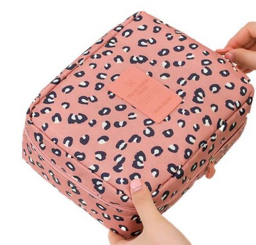 Women Cosmetic bag Makeup bag Case Make Up Organizer Toiletry Storage Neceser Rushed Floral Nylon Zipper Travel Wash pouch: Z