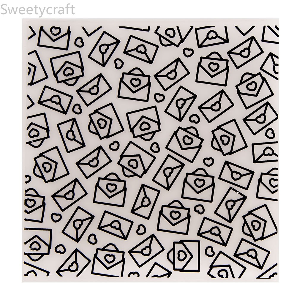 Love envelope Embossing Folders For Christmas Card Making Supplies Paper Craft Scrapbooking Plastic Embosser Stencil: Default Title