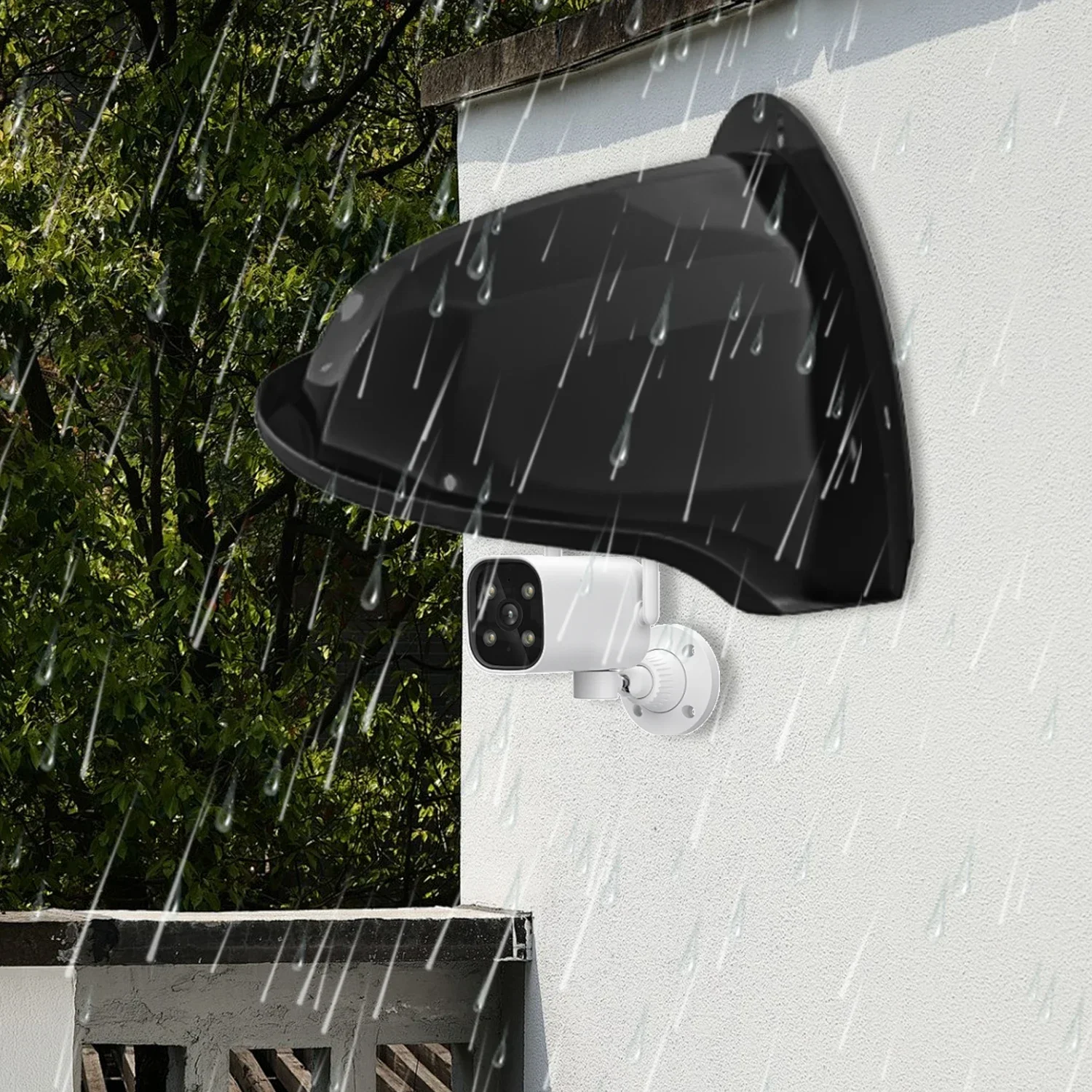 Caméra de sécurité, couverture contre le soleil et la pluie, housse de protection pour caméra de sécurité extérieure, bouclier mural, étui étanche