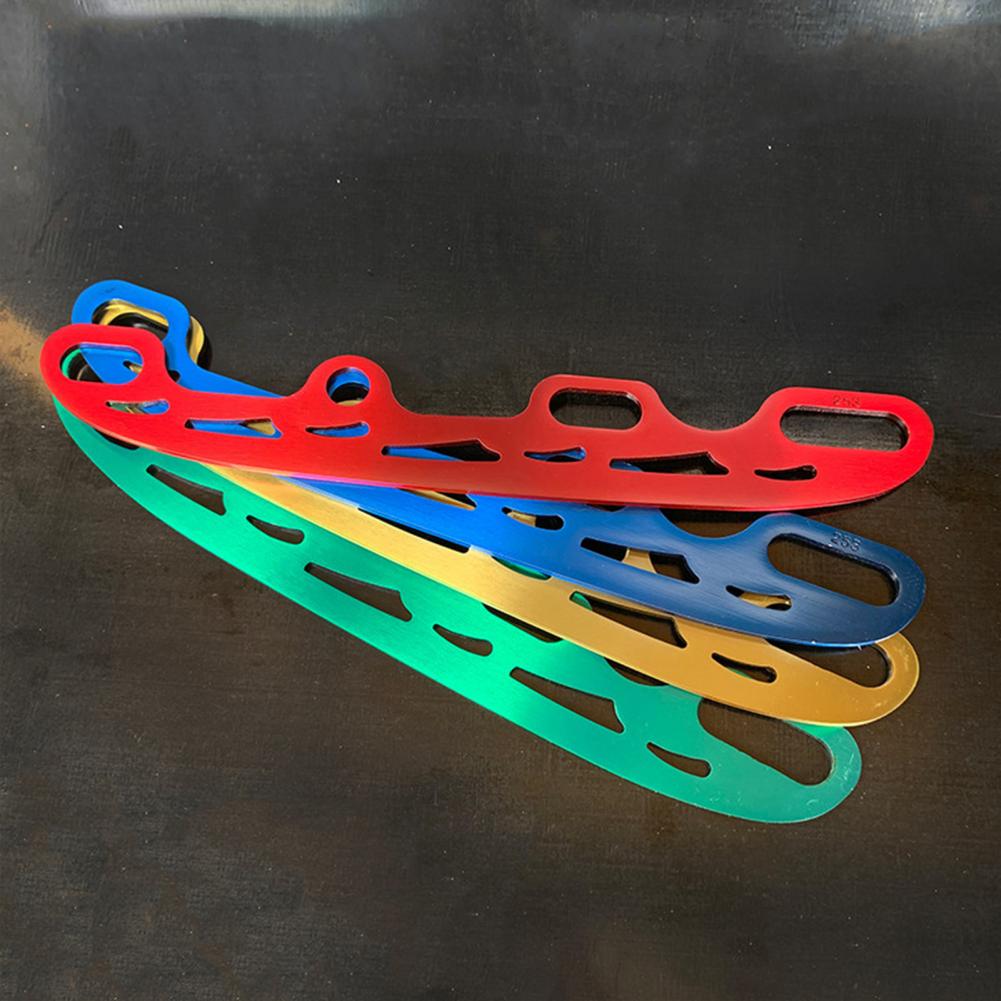 1 Pair Roller Skate Ski Blade Anti-rust Stainless Steel Ice Skating Blade Versatile Roller Ice Skates Blade for Skating Shoes