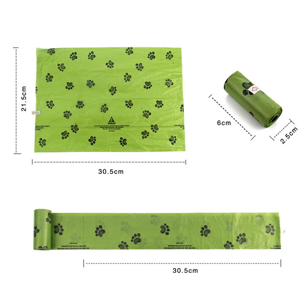 Dog Poop Bags Biodegradable Compostable Eco Friendly Dog Waste Bag Outdoor Pet Cat Degradation Disposable Garbage Bag