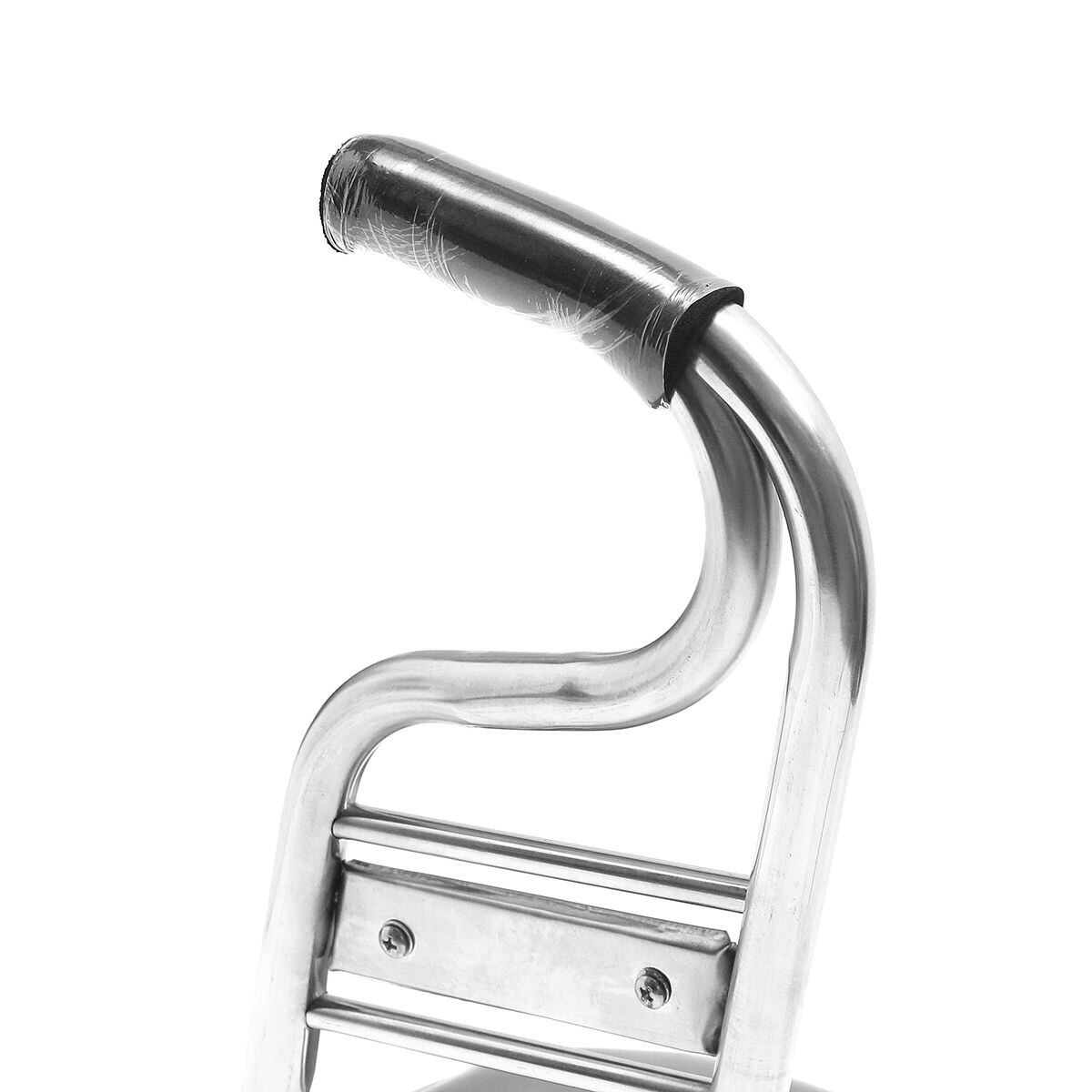 Bastón plegable 2 en 1 portátil, de acero inoxidable, ligero, con asiento, taburete, trípode, muleta portátil para caminar para personas mayores