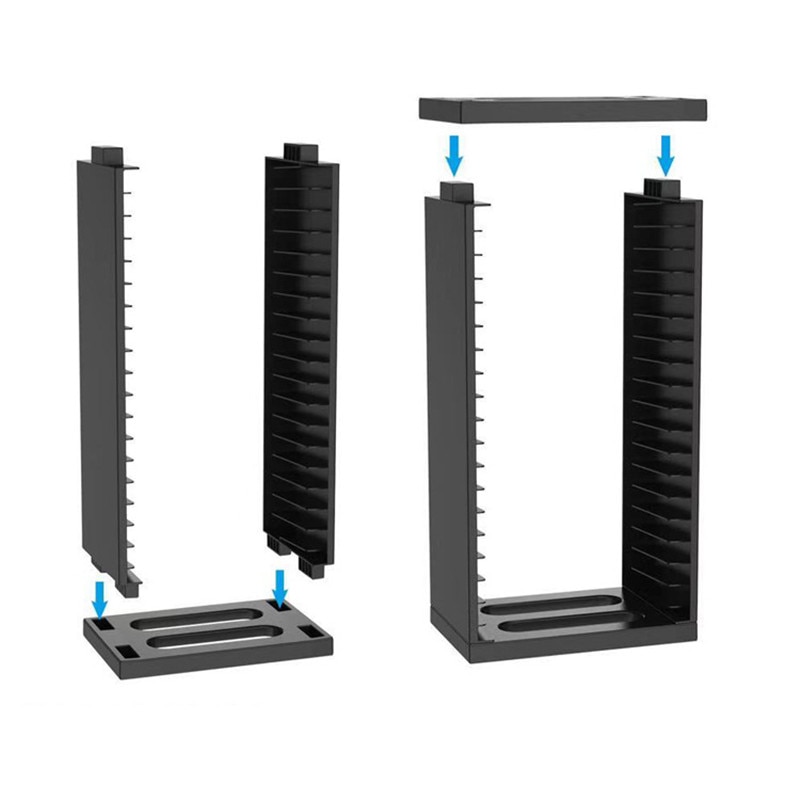Ps4 kaksinkertaista 2 kerrosta säilytystelinettä alusta kehtosarja 36 kpl pelilevyjä istuimet  ps4 pro /ps4 slim  /ps4 pidikekokoelman näyttö