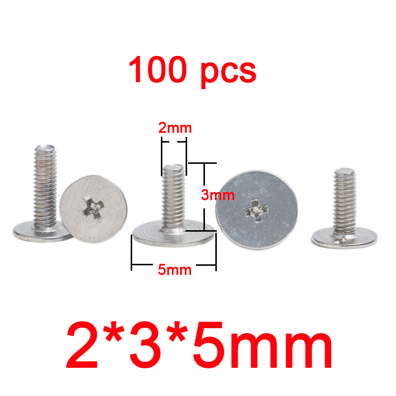 Hinge screw Screen shaft bracket screws Big head for laptop LCD top cover back case spiale screw M2 M2.5