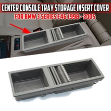 Middenconsole Lade Storage Insert Cover Note: voor Bmw 3-Serie E46 Middenconsole Lade Grijs Storage Insert Cover 51167038323