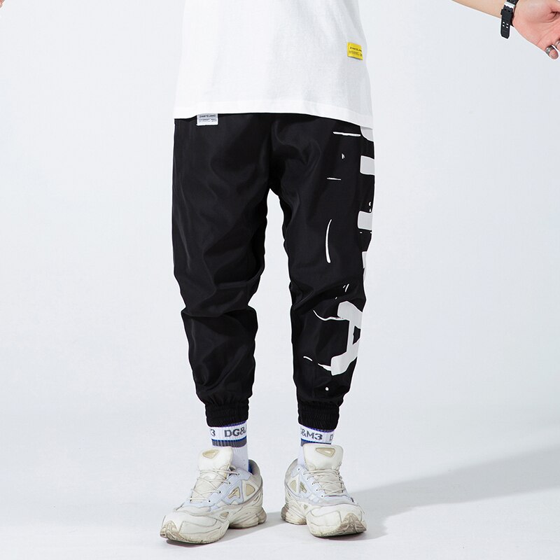 Hip Hop Joggers Men Letter Printing Mens Harem Pants Streetwear Casual Ankle-length Men Trousers Jogger Pants for Women