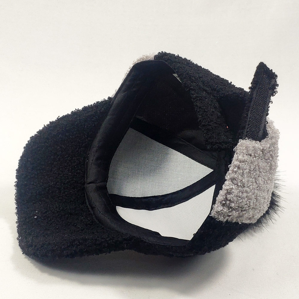 Höst vinter 2-8 år faux sammet barn baseball keps med pom justerbar varma barn snapback svart rosa grå