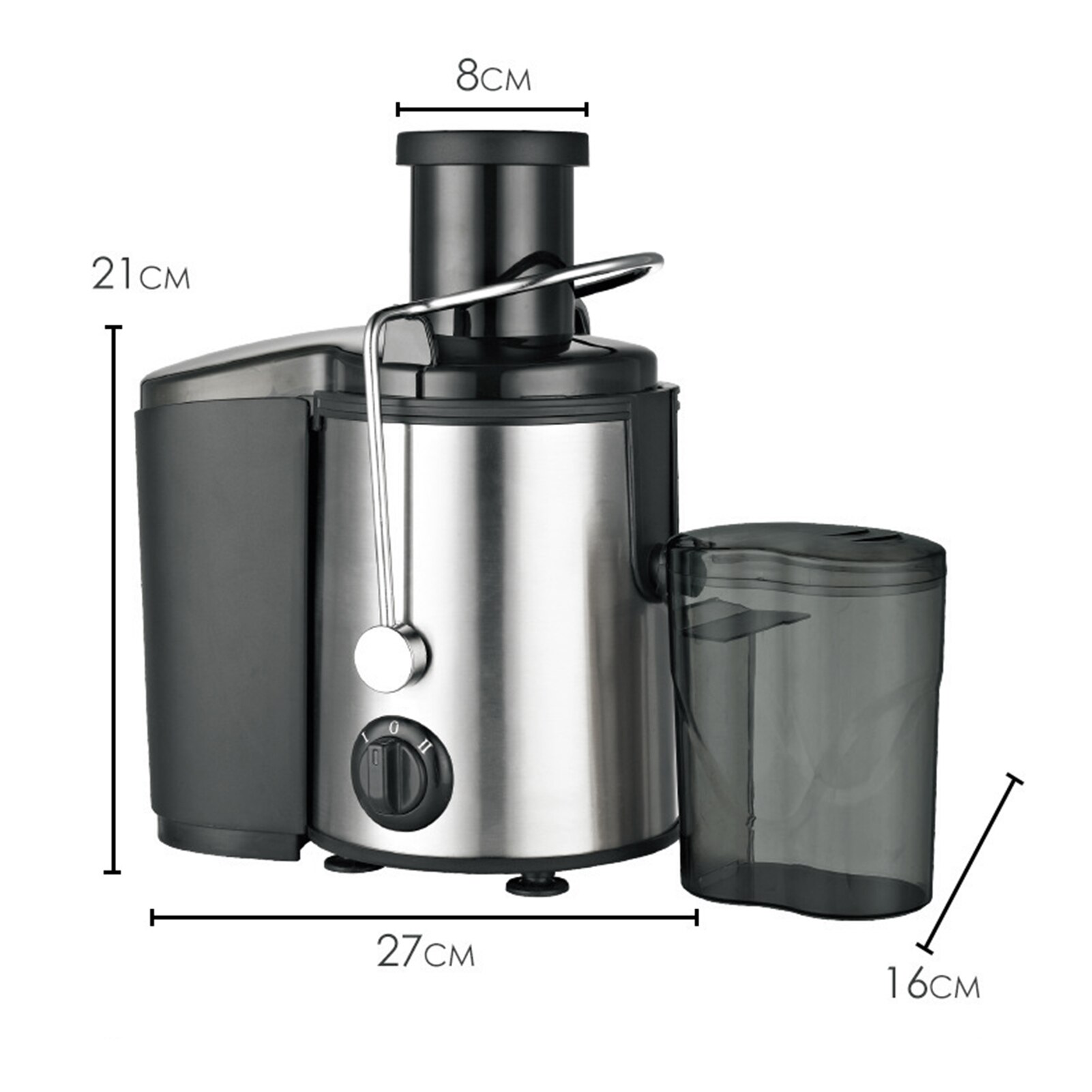 800W Blenders Electric Blender Juicer Machine Extractor Centrifugal Juicers Anti-Drip 2 Speed with Juice Jug and Pulp Container