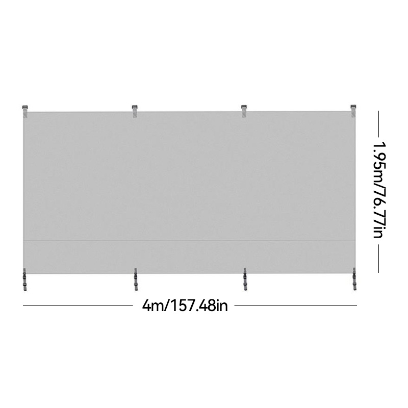 caravan riparo privacy schermo campeggio lato macchina lato tendalino impermeabile SUV portatile campeggio baldacchino tende da esterno accessori kit